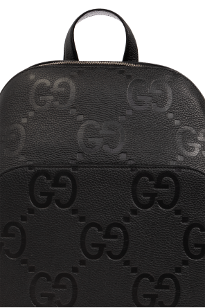 Black Monogrammed backpack Gucci SchaferandweinerShops Malaysia gucci black logo shoulder bag